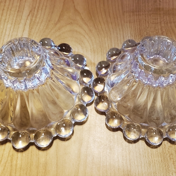 Vintage Anchor Hocking Boopie Candle Holders - Picture 4 of 5